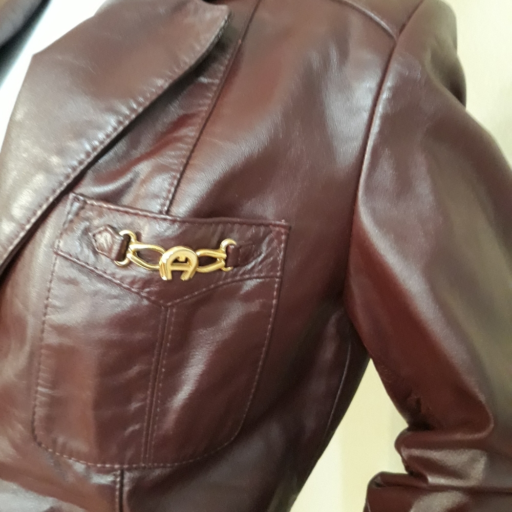 Etienne aigner Leather Jacket - Picture 2 of 9